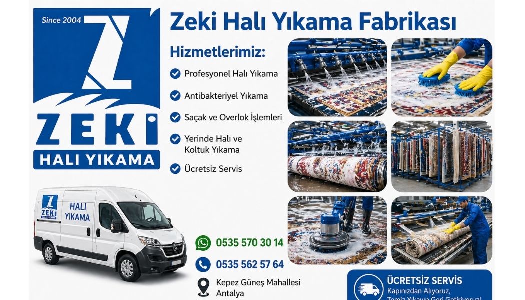 Kepez Güneş Mahallesi Halı Yıkama